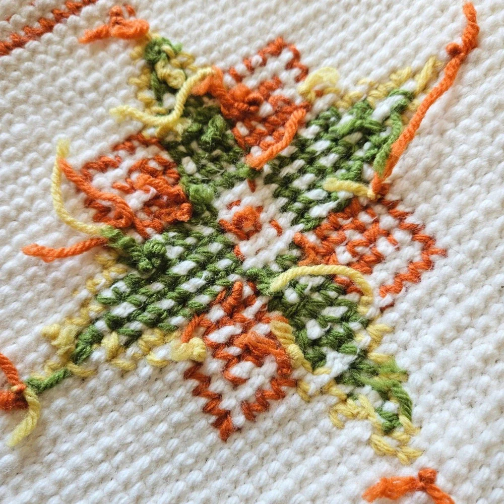 Handmade vintage crochet